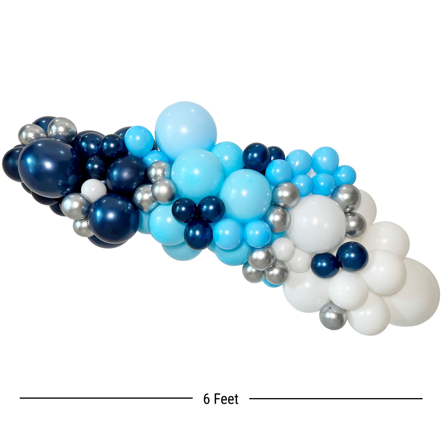 Organic Balloon Garland - Straight - 6 feet