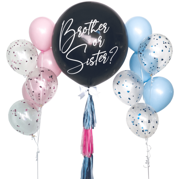 36" Jumbo Gender Reveal Balloon Bouquet