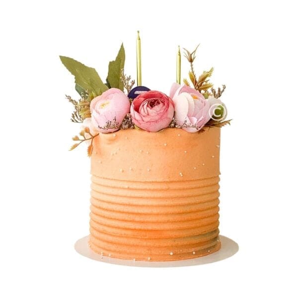 Sunset Floral Designer Cake