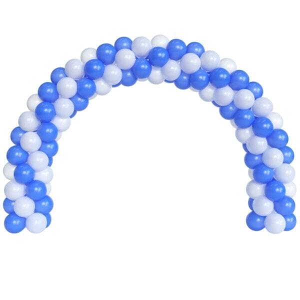 Balloon Arch - Traditional Style - Blue & White