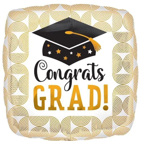 Congrats Grad - Large Tassel - Square Foil Balloon