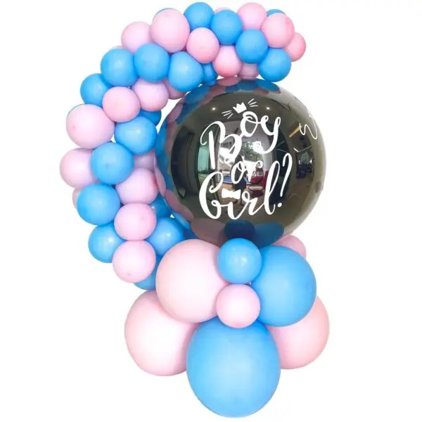 Gender Reveal Balloon Hug - Boy or Girl