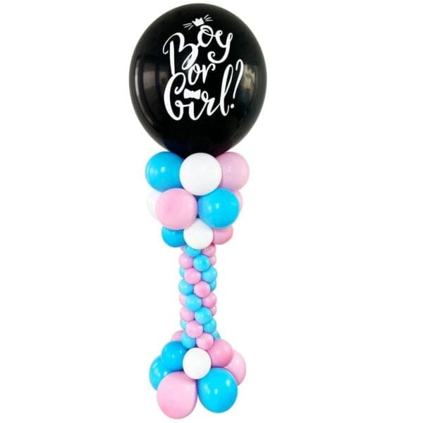 Gender Reveal Balloon Tower