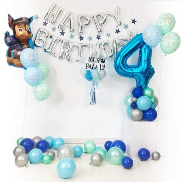 Paw Patrol Birthday Decoration Package - Let's Paw-ty