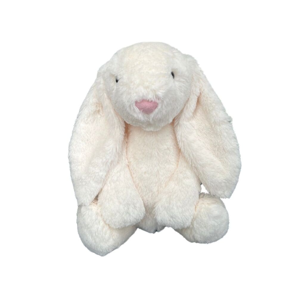 Cuddly Bunny Plushie - Snow (Small) - PartyPerfect.my