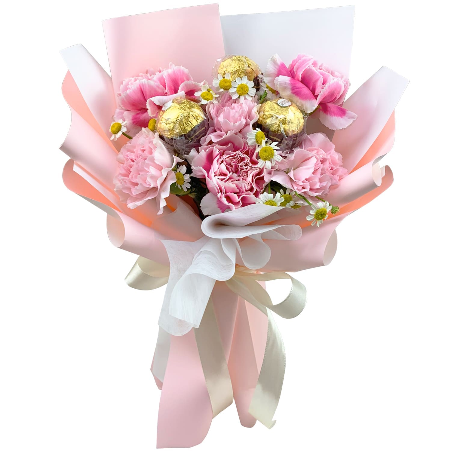 Golden Hearts Valentine's Day Helium Balloon Bouquet
