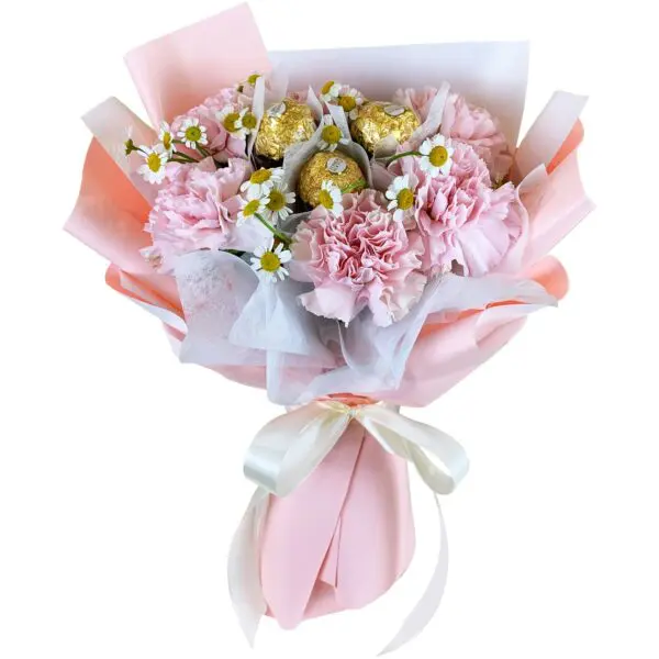 Ava Daisy Fresh Flower Bouquet, with Rocher