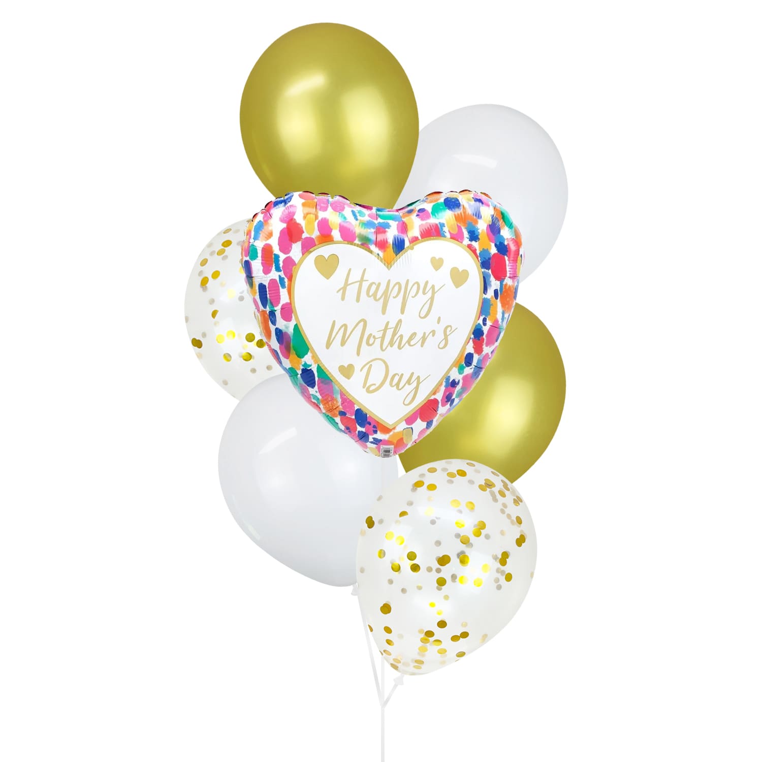 Satin Happy Mother's Day Colourful Balloon Bouquet